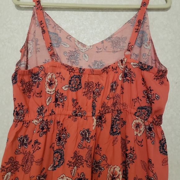 NEW TORRID ORANGE FLORAL RETRO DRESS...SIZE:2 - Picture 5 of 8